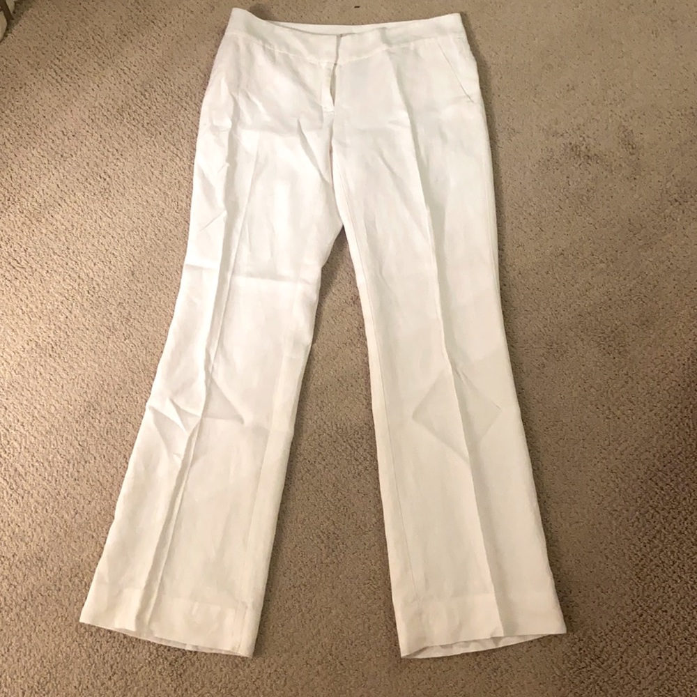 White summer pants